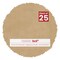 Beige Suede 5x5 Inch Uncut Mat Board - Blank Sheet, No Opening